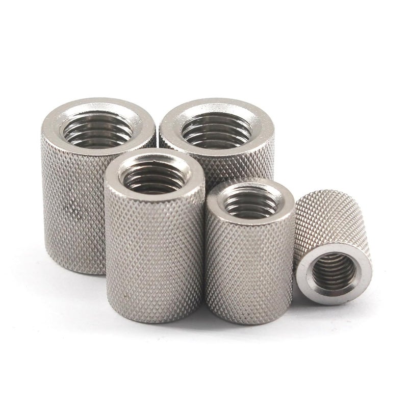SeeRaphee (10 Pieces) M10 16x10mm Female Knurled Thumb Nuts Round Connector Nuts 304 Stainless Steel Hand Screw Nuts - Image 4